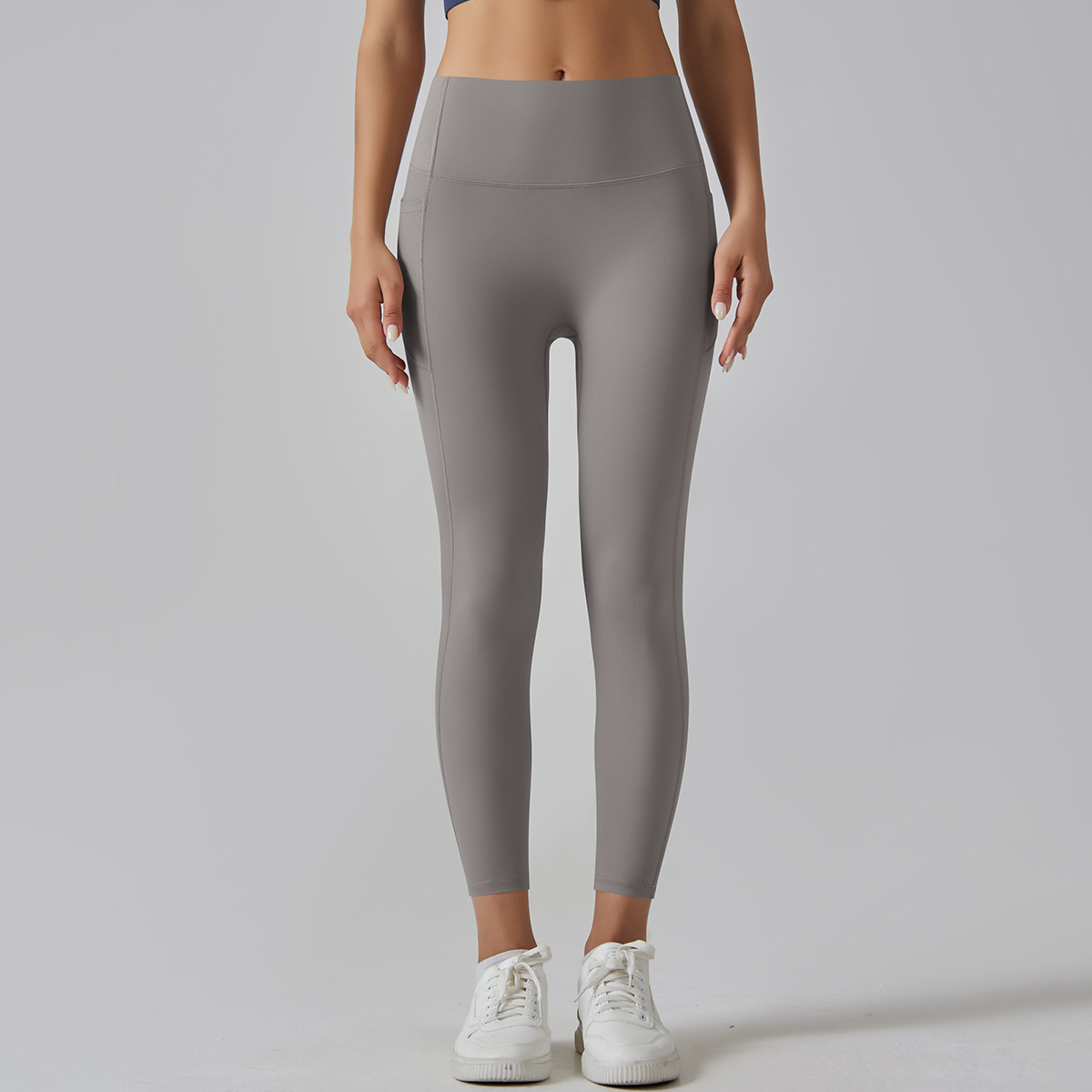High Waist Solid Yoga Pants Women's Traceless Quick-drying Breathable