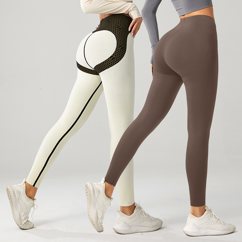 Women High Waist Thick Thermal Leggings Warm Winter Fleece Lined Butt Lifting Unique Design Yoga Winter Leggings