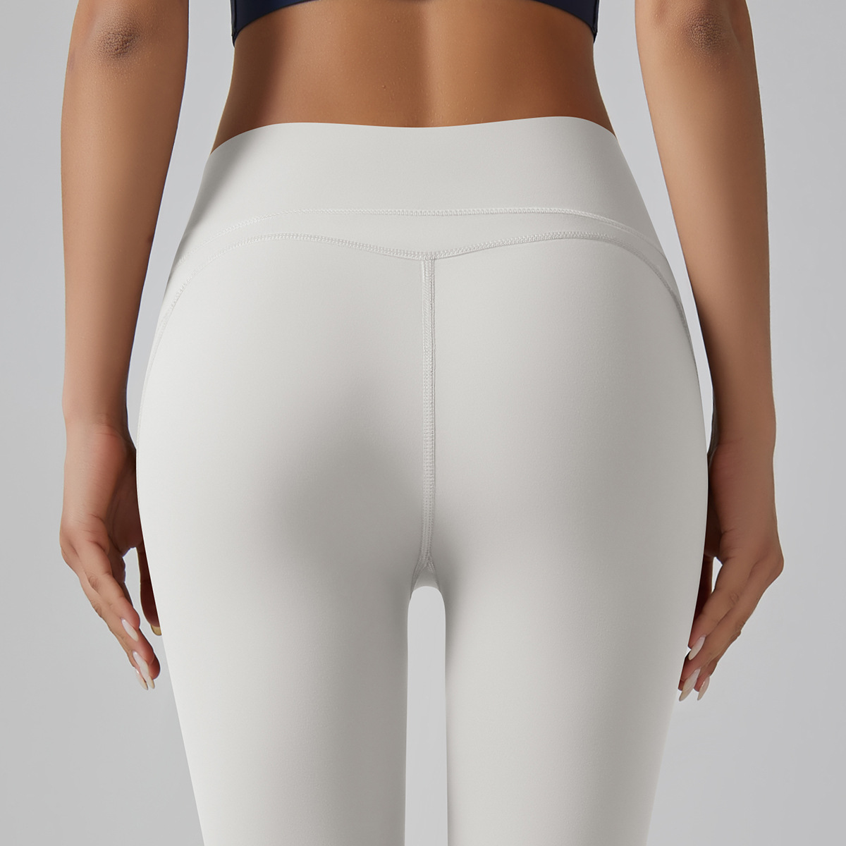 High Waist Solid Yoga Pants Women's Traceless Quick-drying Breathable