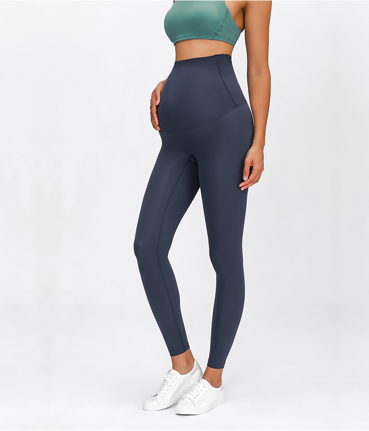 Maternity Yoga Pants Pregnant Woman Slim High Waist Leggings Expectant Mother Fitness Workout Pants Stretch Fit Belly Legging