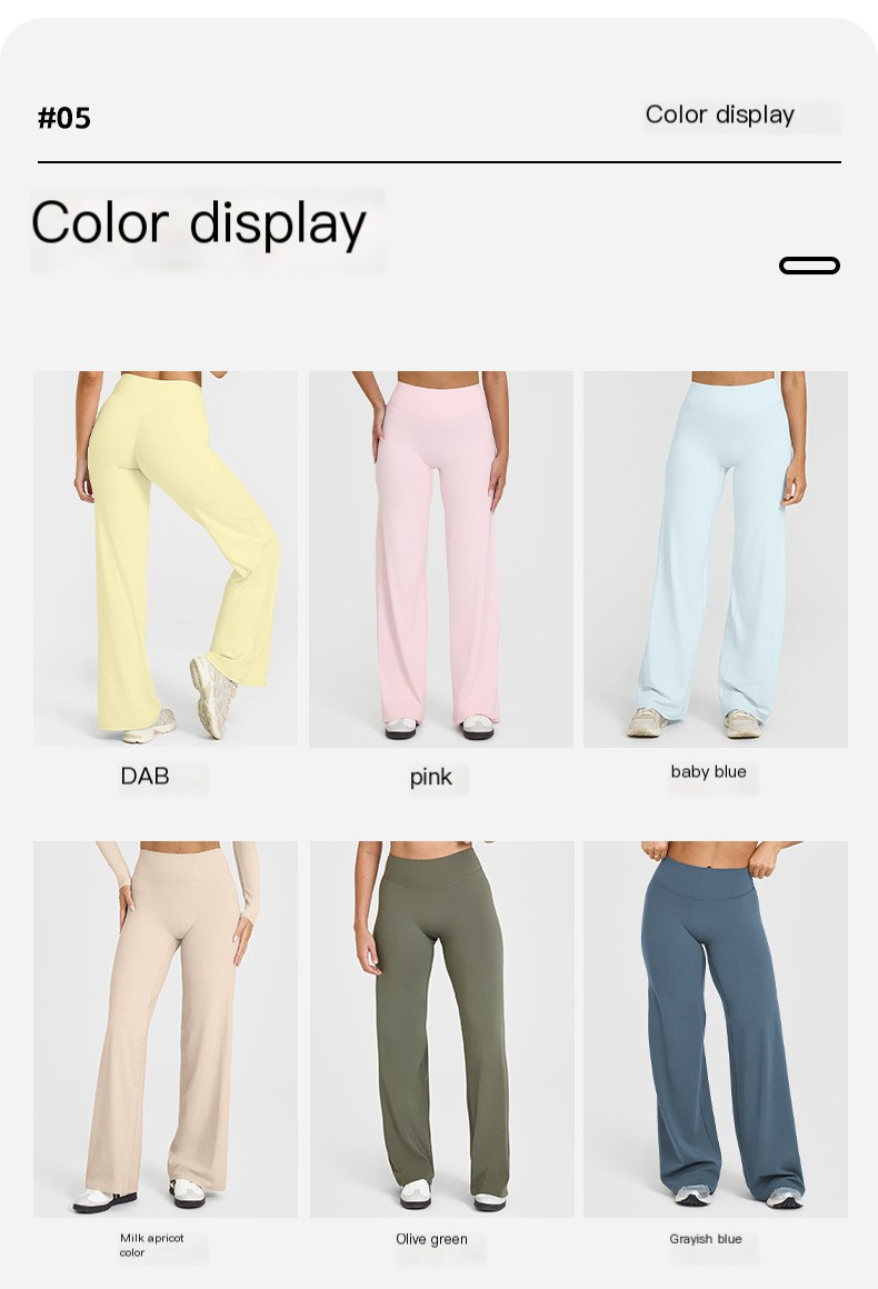 Custom logo Sexy Flare Pants High Stretch Soft Yoga Legging for Women Oem One Size Boot Leg Fits All Sports Bell Bottoms