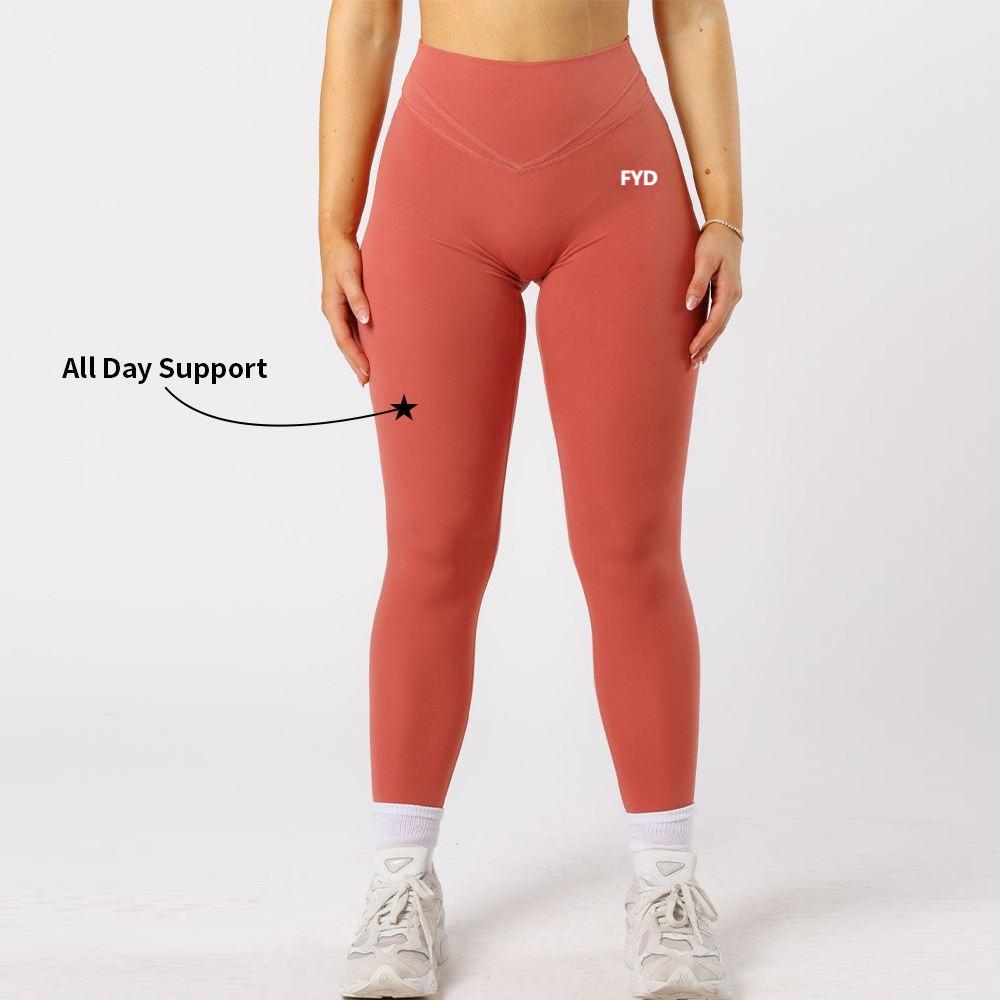 Custom Logo Sample Gym Fitness Clothings Butt Hips Lifting Yoga Pants V Shape Gym Pants Workout Yoga Leggings For Women