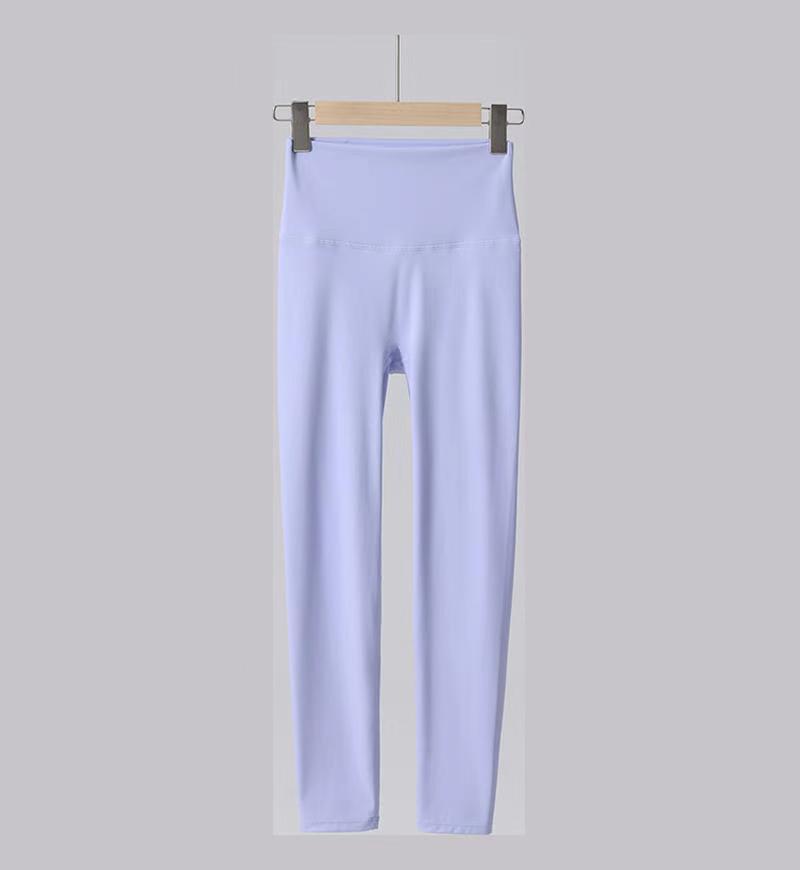 2024 Unembarrassed Line Breathable Quick Dry Slimming Fitness Gym Pants Solid Print Yoga Set Plus Size OEM Supply