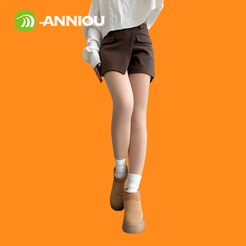 Wholesale Women's Autumn and Winter Shark Pants Plus Velvet Delicate Skin-Friendly Warm Skin-Like Slimming Yoga Pants
