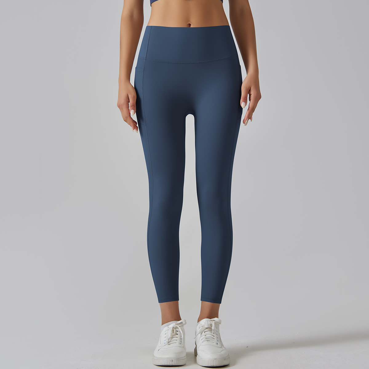High Waist Solid Yoga Pants Women's Traceless Quick-drying Breathable