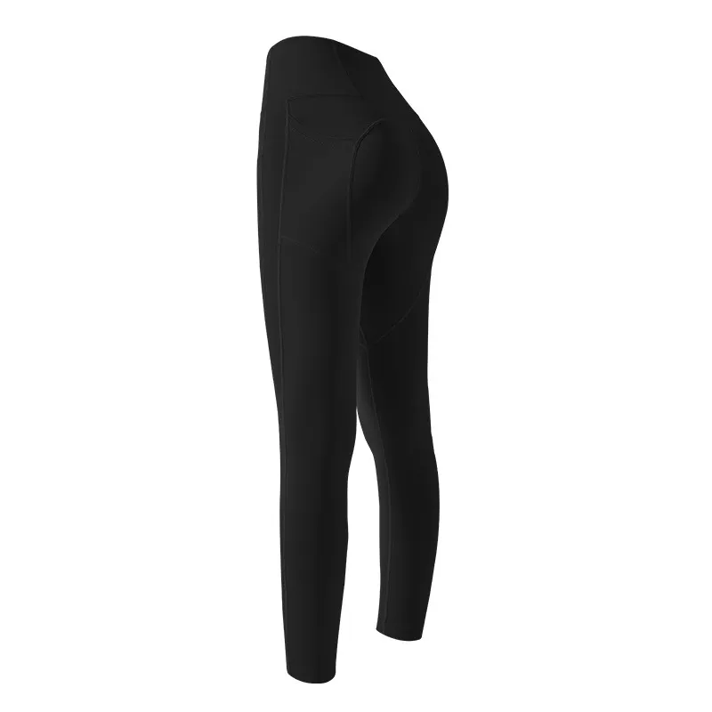 Women Nude High Waist Leggings Tummy Control Stretch Gym Yoga Running Workout Leggings Pants