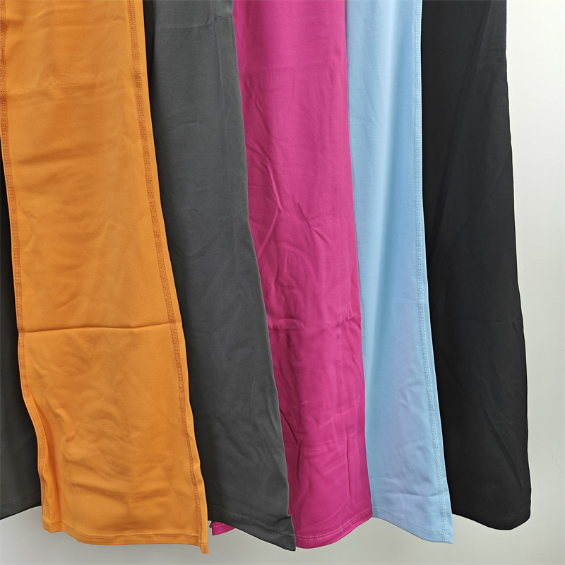 Quick-drying Casual Flare Pants for Women High Waist Wide-leg Hip Lifting Yoga Pants Fitness Sports Tight Flared Pants