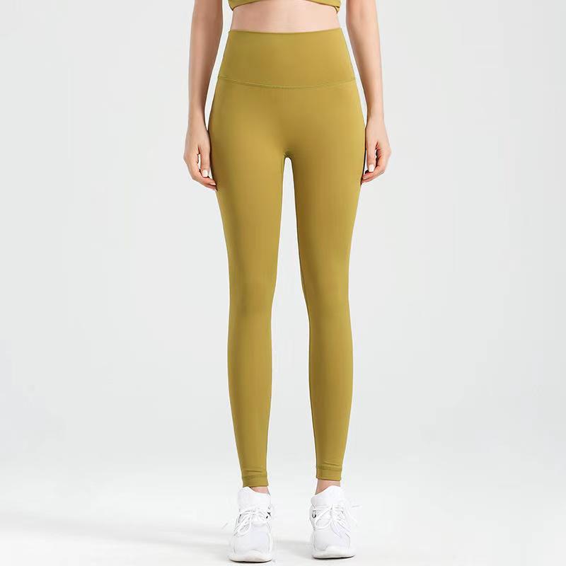 2024 Unembarrassed Line Breathable Quick Dry Slimming Fitness Gym Pants Solid Print Yoga Set Plus Size OEM Supply