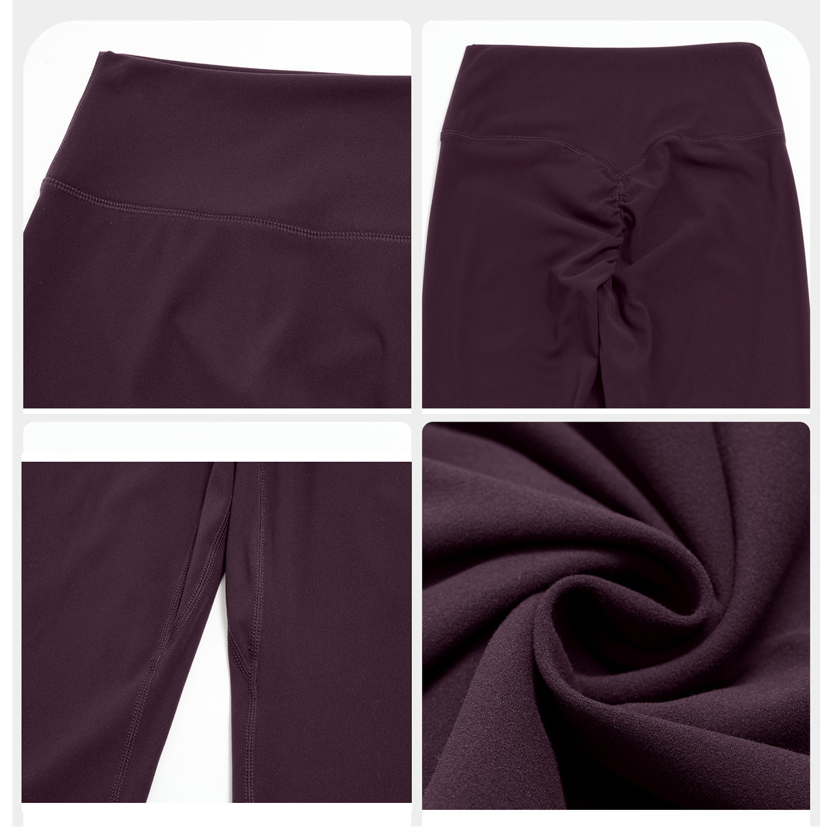 Roregal New High Waisted Yoga Leggings Women Butt Lifting Tummy Control Workout Pants Soft Peach Finish Quick Dry Gym Tights