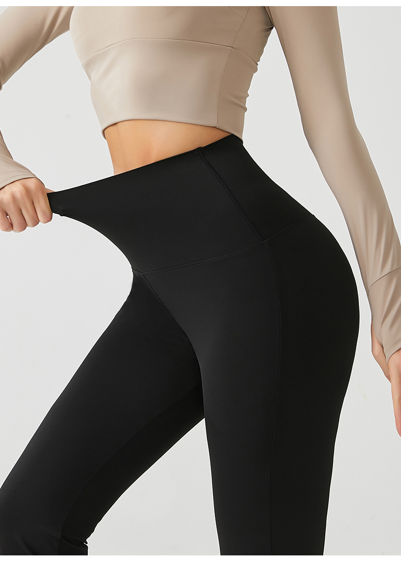 Custom Wholesale Solid High Waist Tummy Control Breathable Eco-Friendly Leggings Scrunch Butt Wide Waistband Sports Yoga Shorts