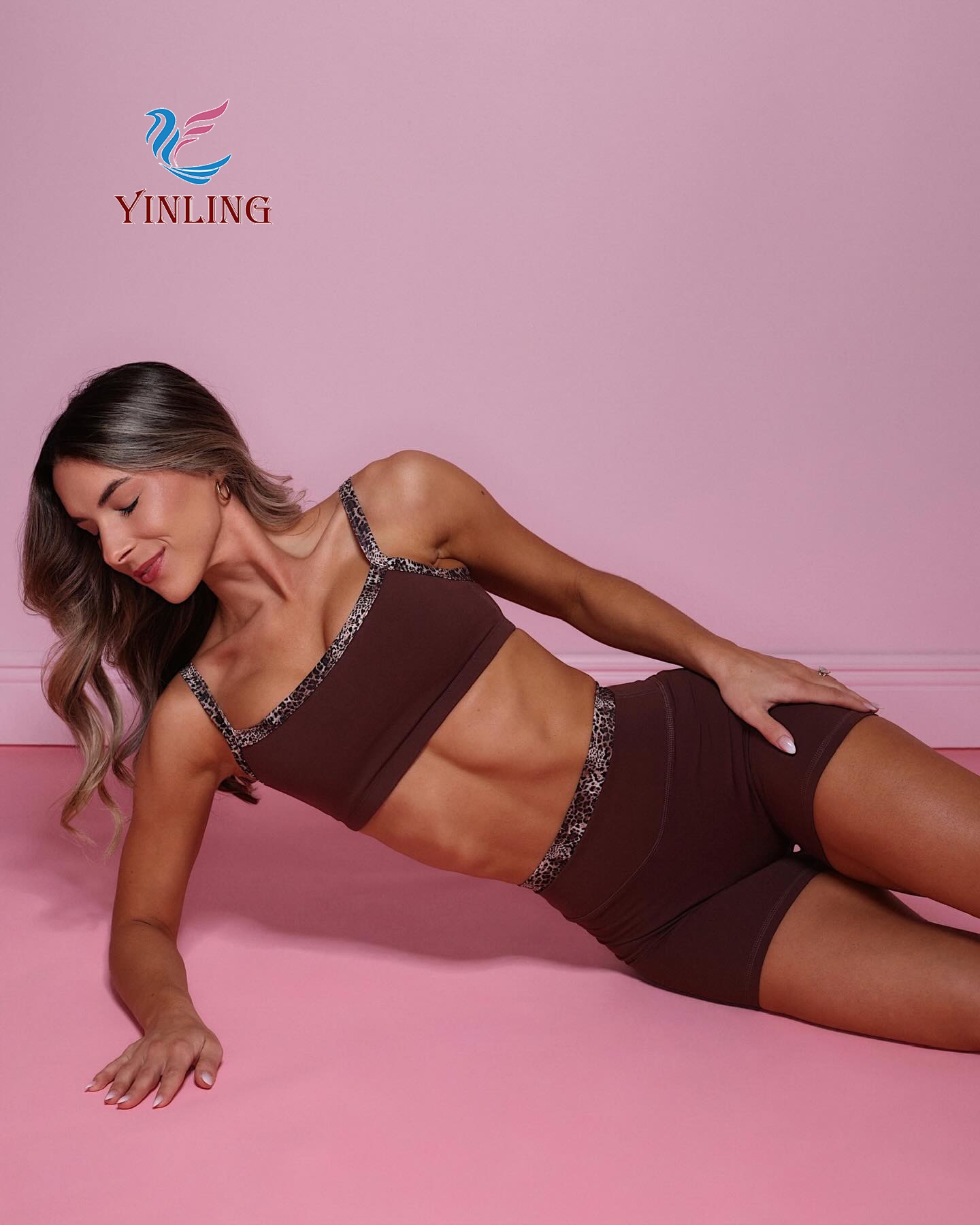 Custom Logo Ladies Gym Fitness Short Sets Women Active Wear Yoga Pants Sports Bra Set High Quality Sublimation Yoga Set