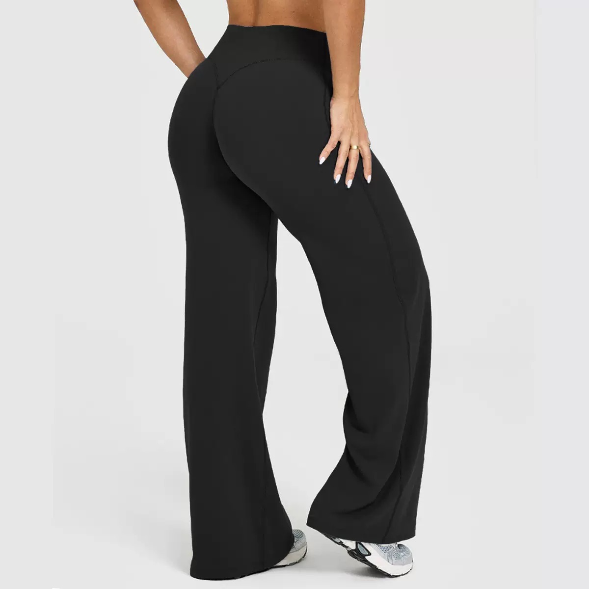 Factory-direct Loose-fitting Slimming Yoga Trousers Straight-leg Sports Outdoor and Fitness Yoga Wear