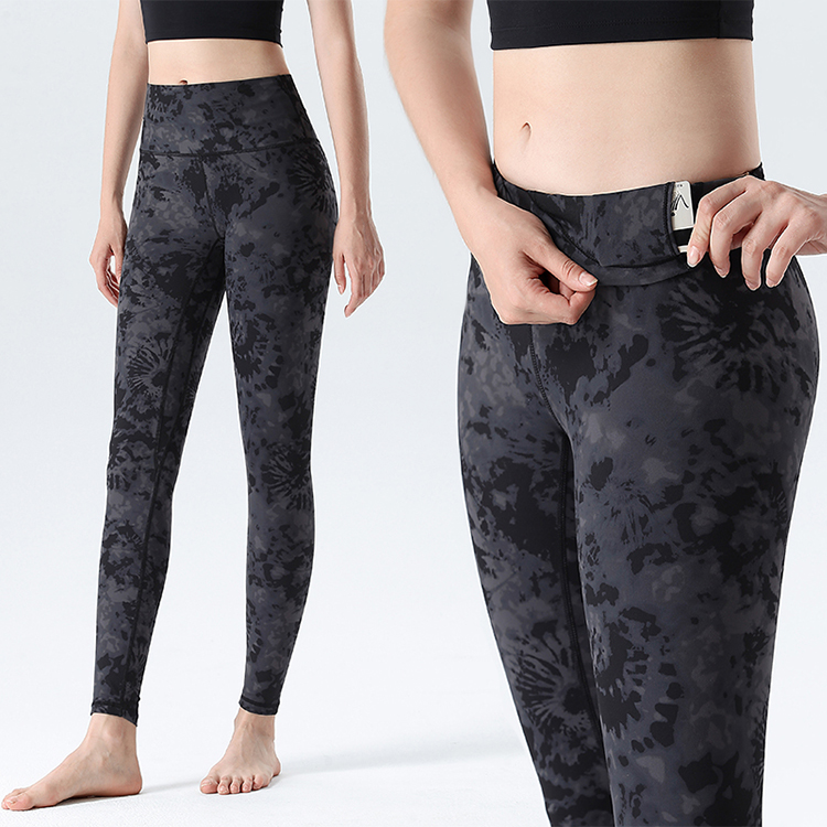 High Quality New Style Yoga Leggings Custom Printed High Waist Hip Lifting Yoga Pants For Women
