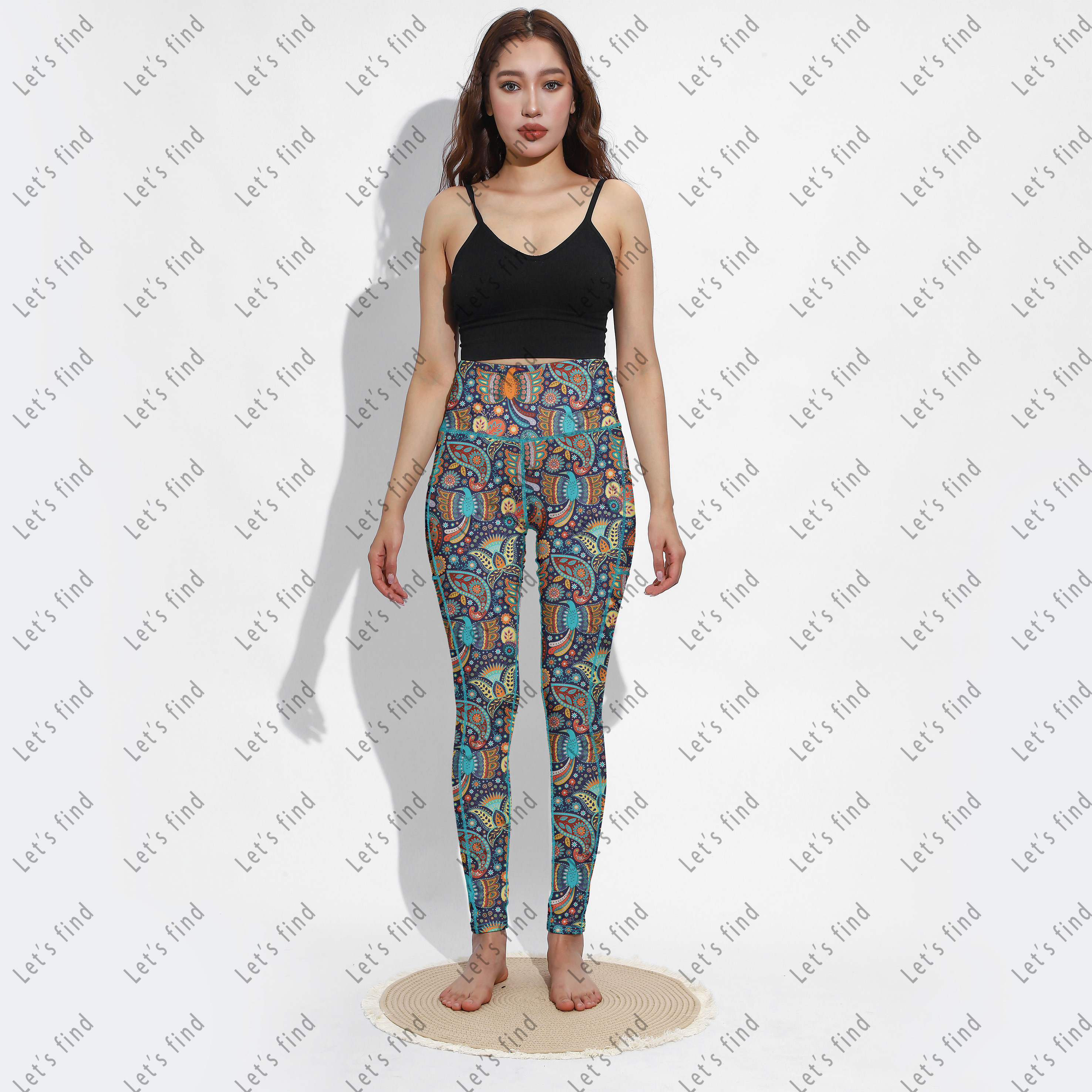 Wholesale Options Available For Customizable Women's Yoga Pants: High-Waisted, Tummy-Control Fitness Leggings With Pockets