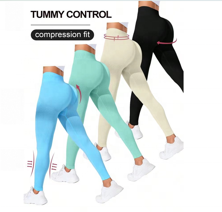 Women Sport Tight Seamless Leggings High Waist Yoga Pants Leggings Gym Workout Training Jogings Female Gym Push up Accessories