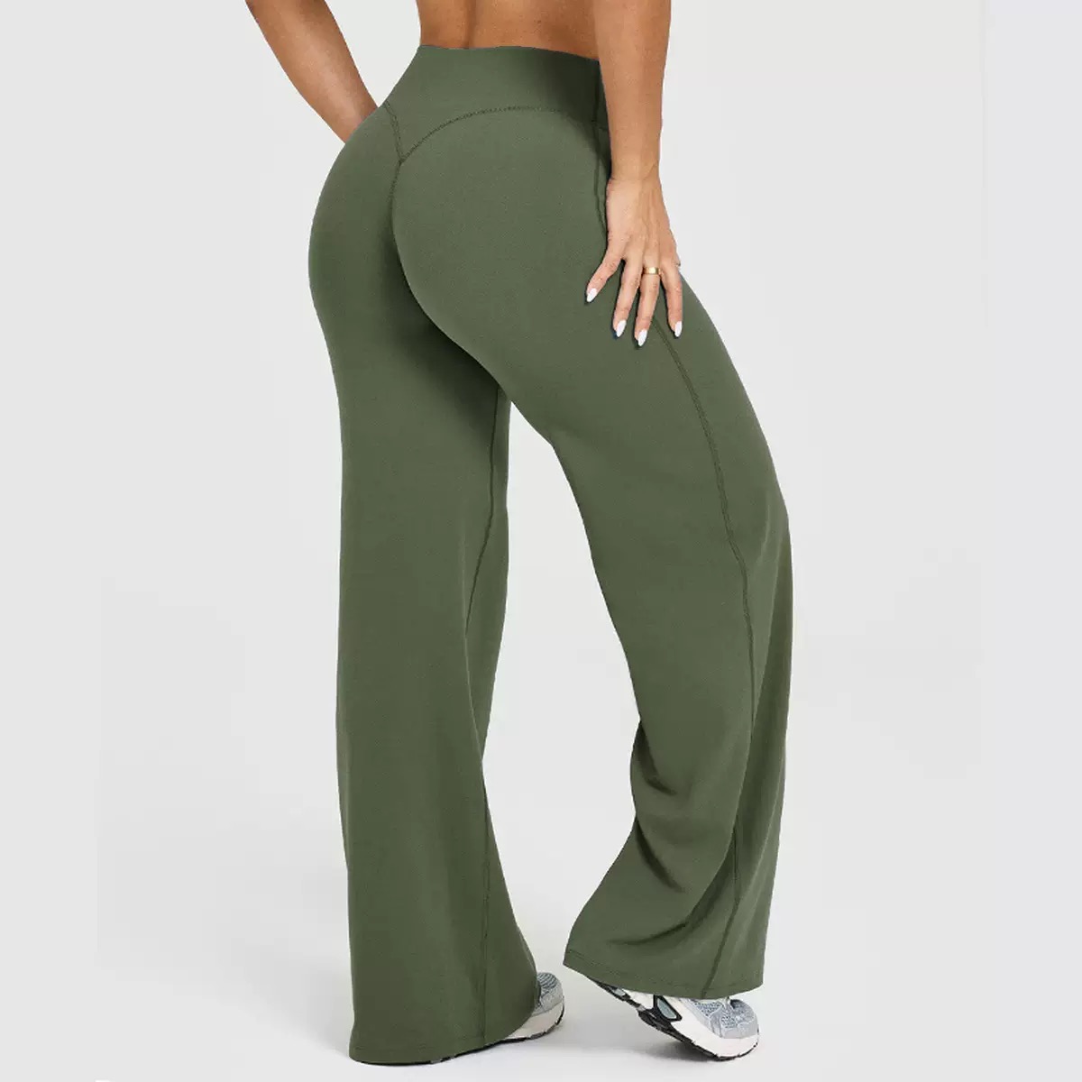 Factory-direct Loose-fitting Slimming Yoga Trousers Straight-leg Sports Outdoor and Fitness Yoga Wear