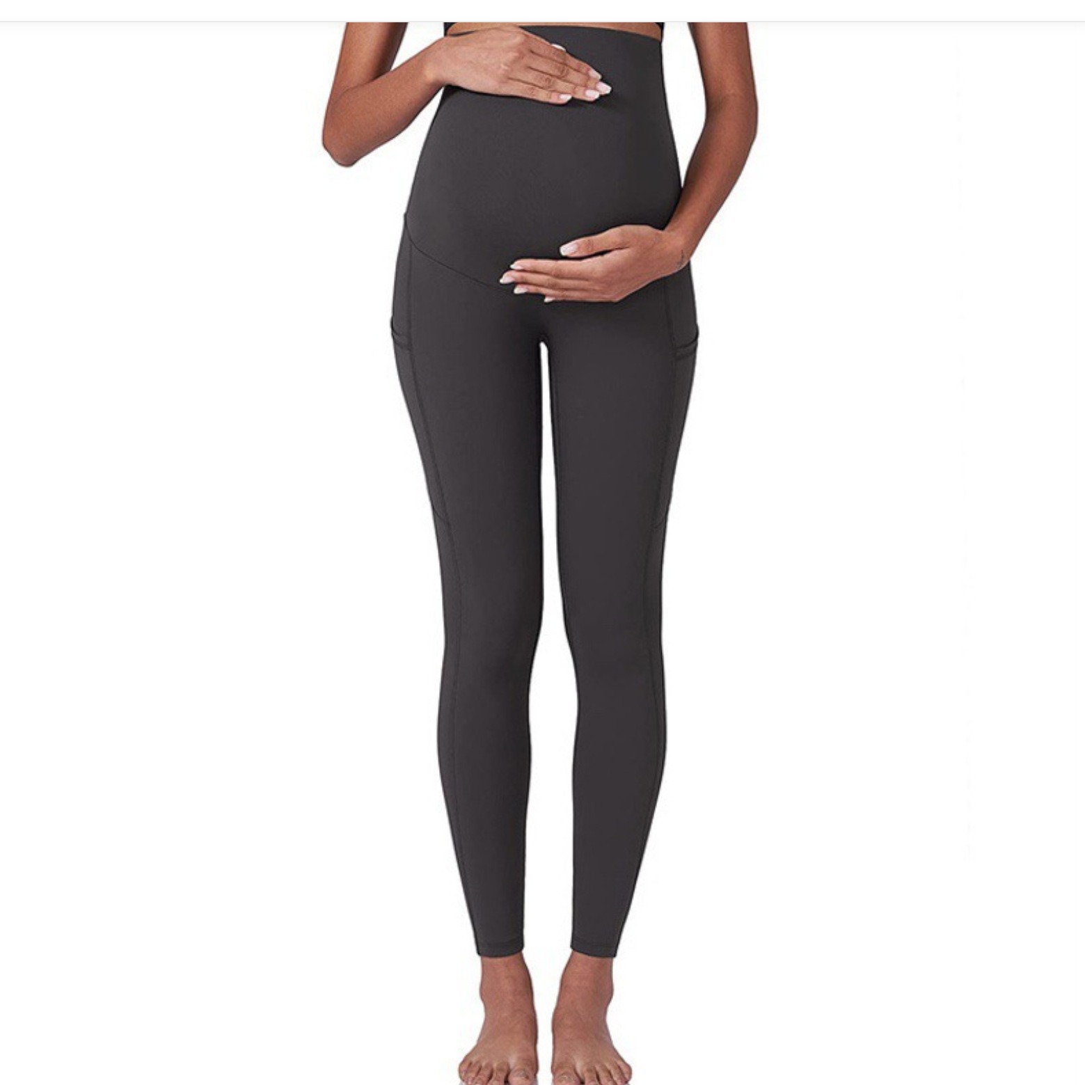 Maternity Yoga Pants Detail