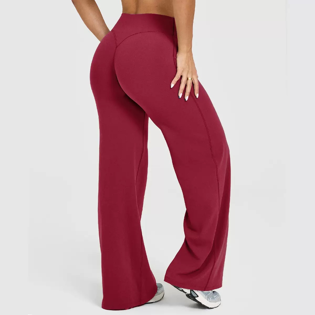Factory-direct Loose-fitting Slimming Yoga Trousers Straight-leg Sports Outdoor and Fitness Yoga Wear