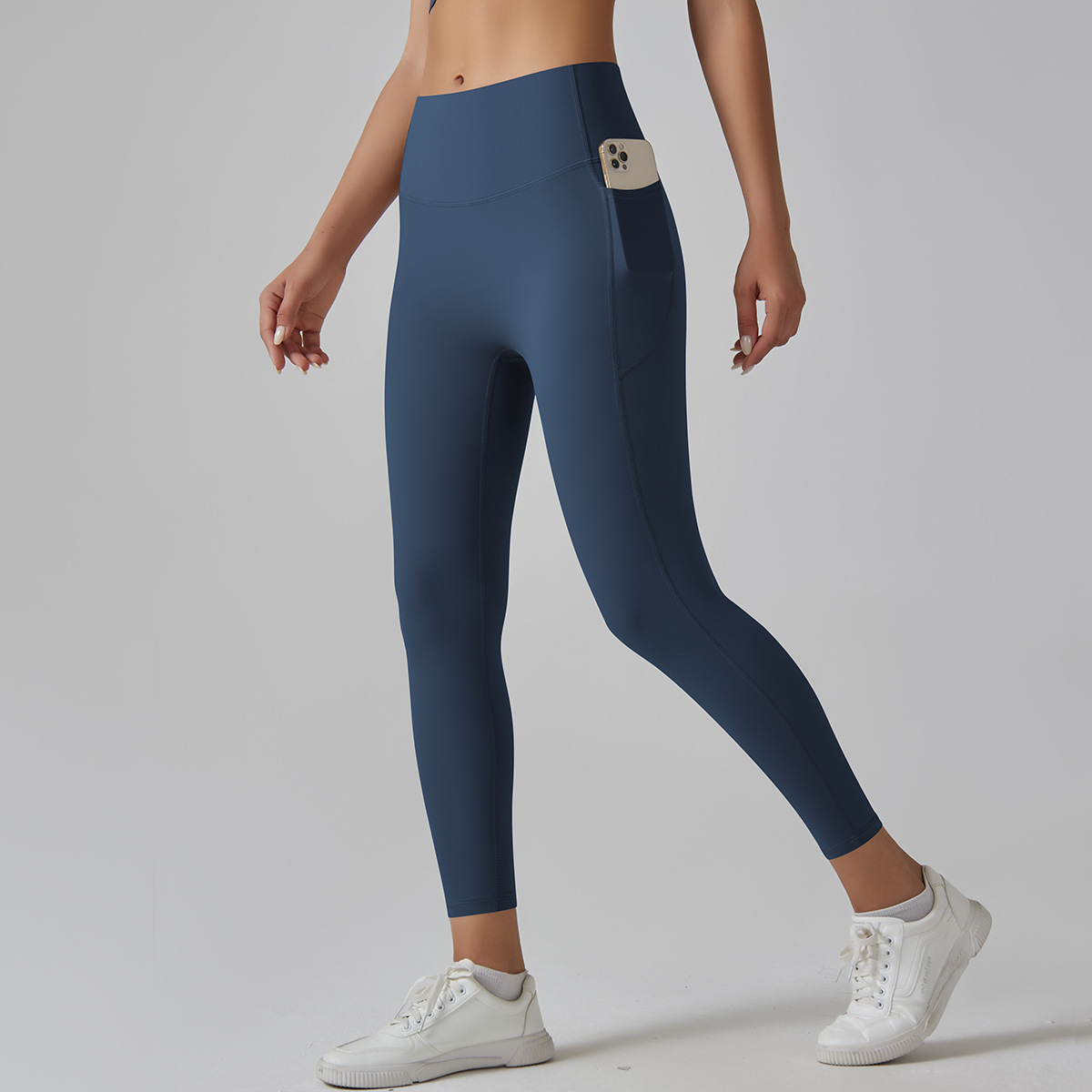 High Waist Solid Yoga Pants Women's Traceless Quick-drying Breathable