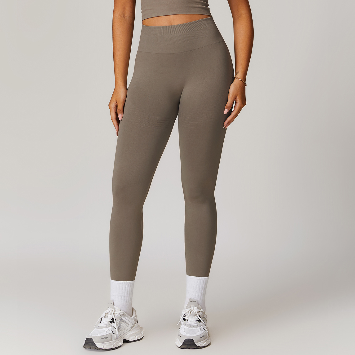 High Waist Yoga Leggings for Women Breathable Compression Fitness Pants Tummy Control Workout Activewear Seamless Leggings