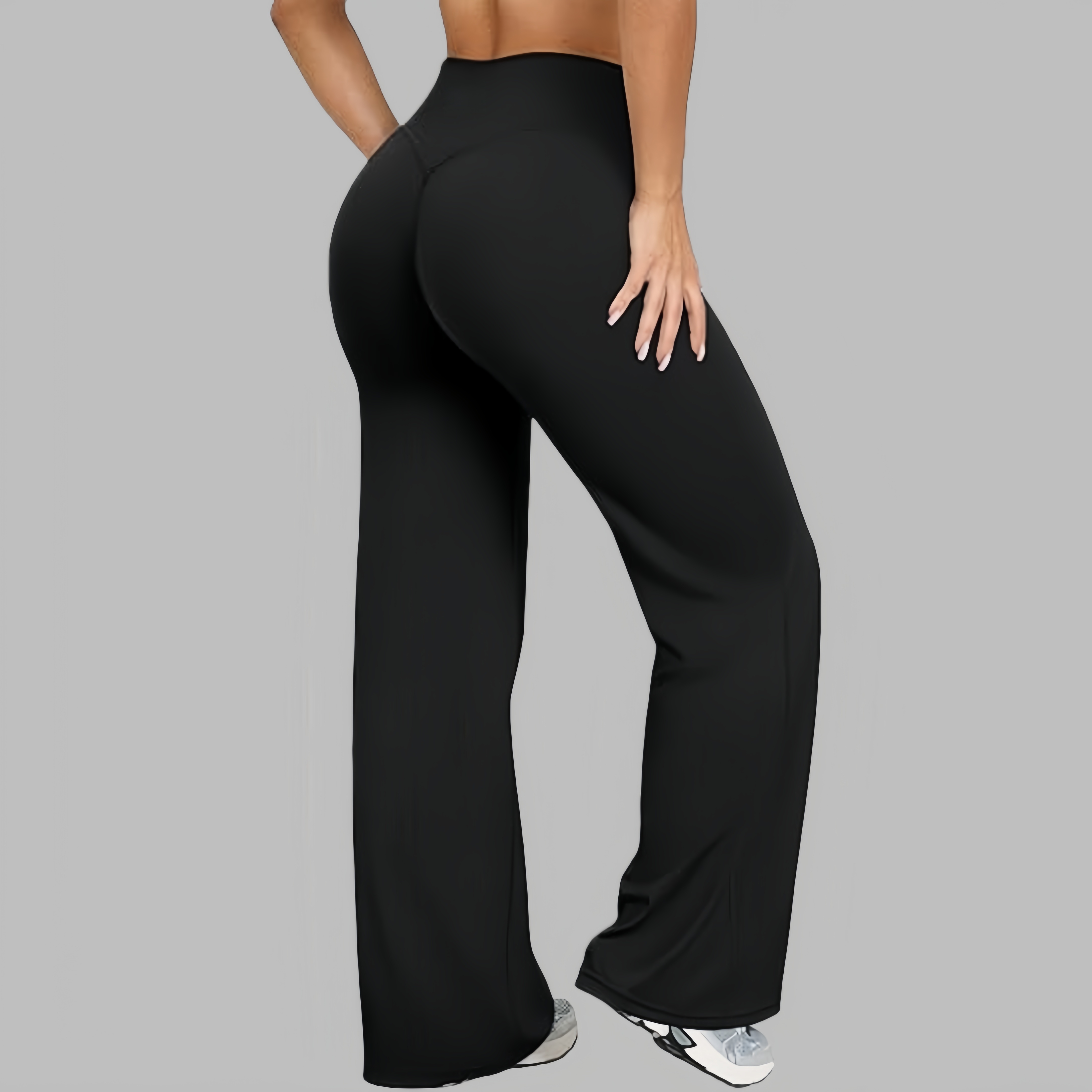 Workout Leggings Womens No Front Seam Straight Leggings 29"/ 31.5"/ 33"/ 35" High Waist Buttery Eddiy Gym Yoga Pants