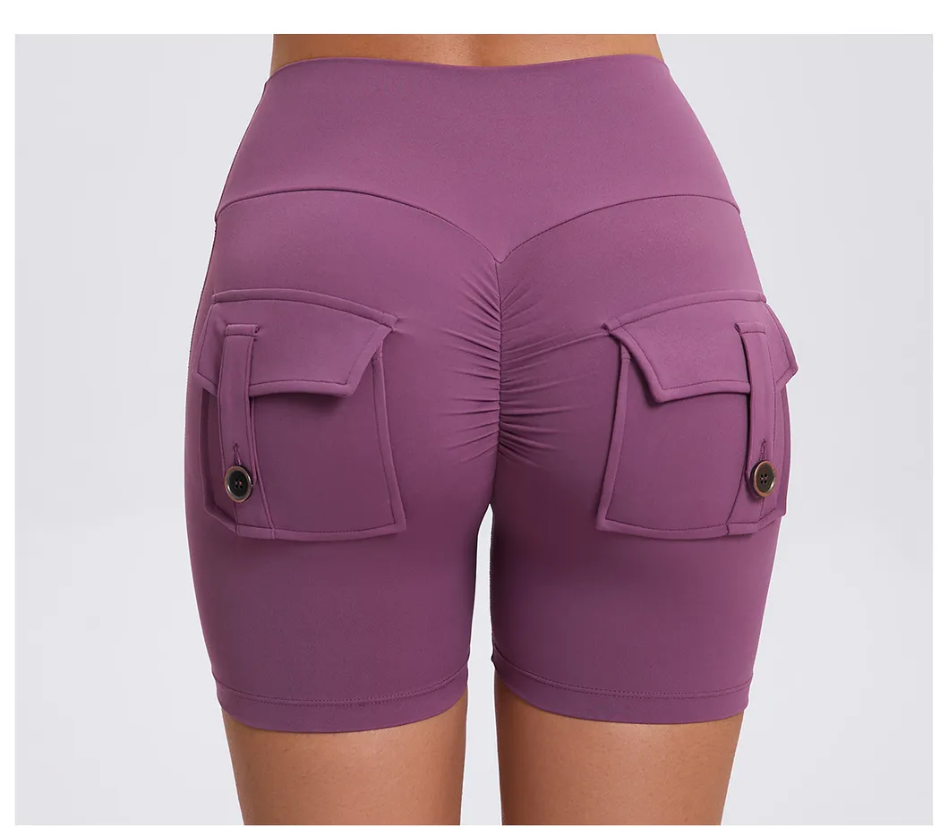 Peach-Shaped Workwear Tight Shorts Fit