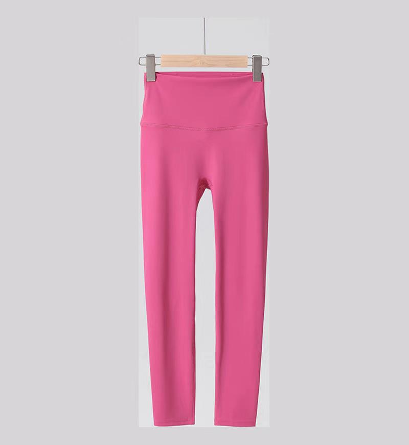 2024 Unembarrassed Line Breathable Quick Dry Slimming Fitness Gym Pants Solid Print Yoga Set Plus Size OEM Supply