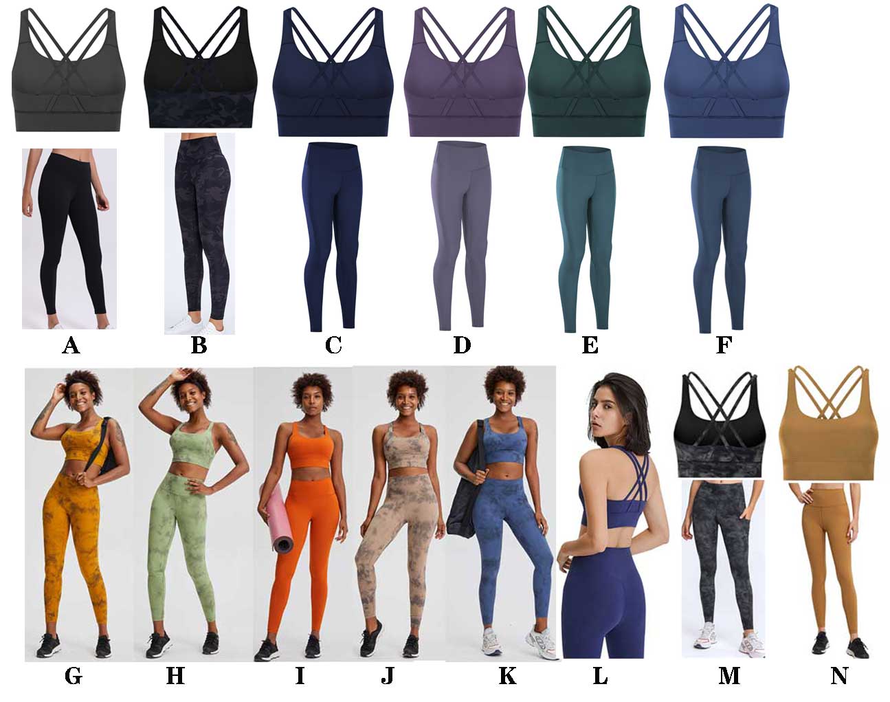 Custom Eco Friendly Recycled Fabric RPET High Waist Leggings Yoga Fitness Apparel Gym Active Wear