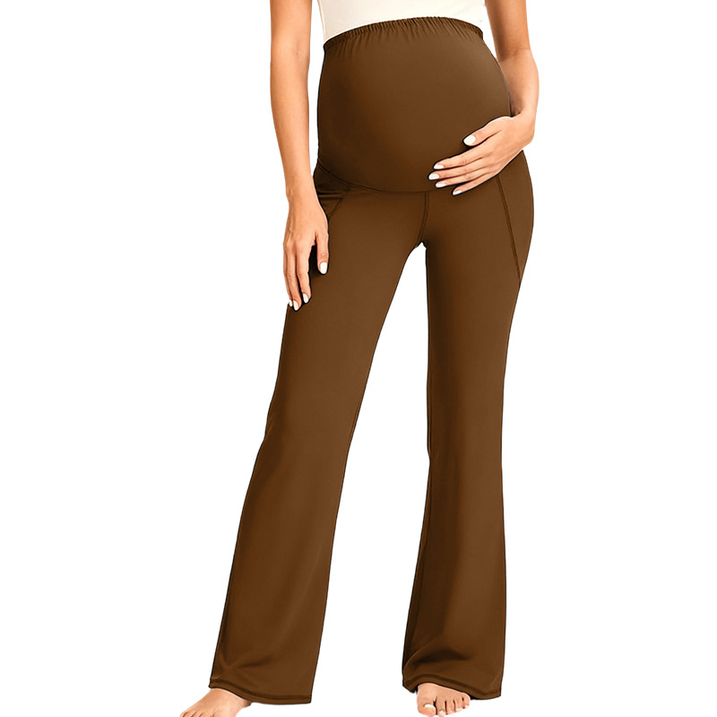 Comfortable Maternity Leggings Yoga Pants for Wide Leg Lounge Wears