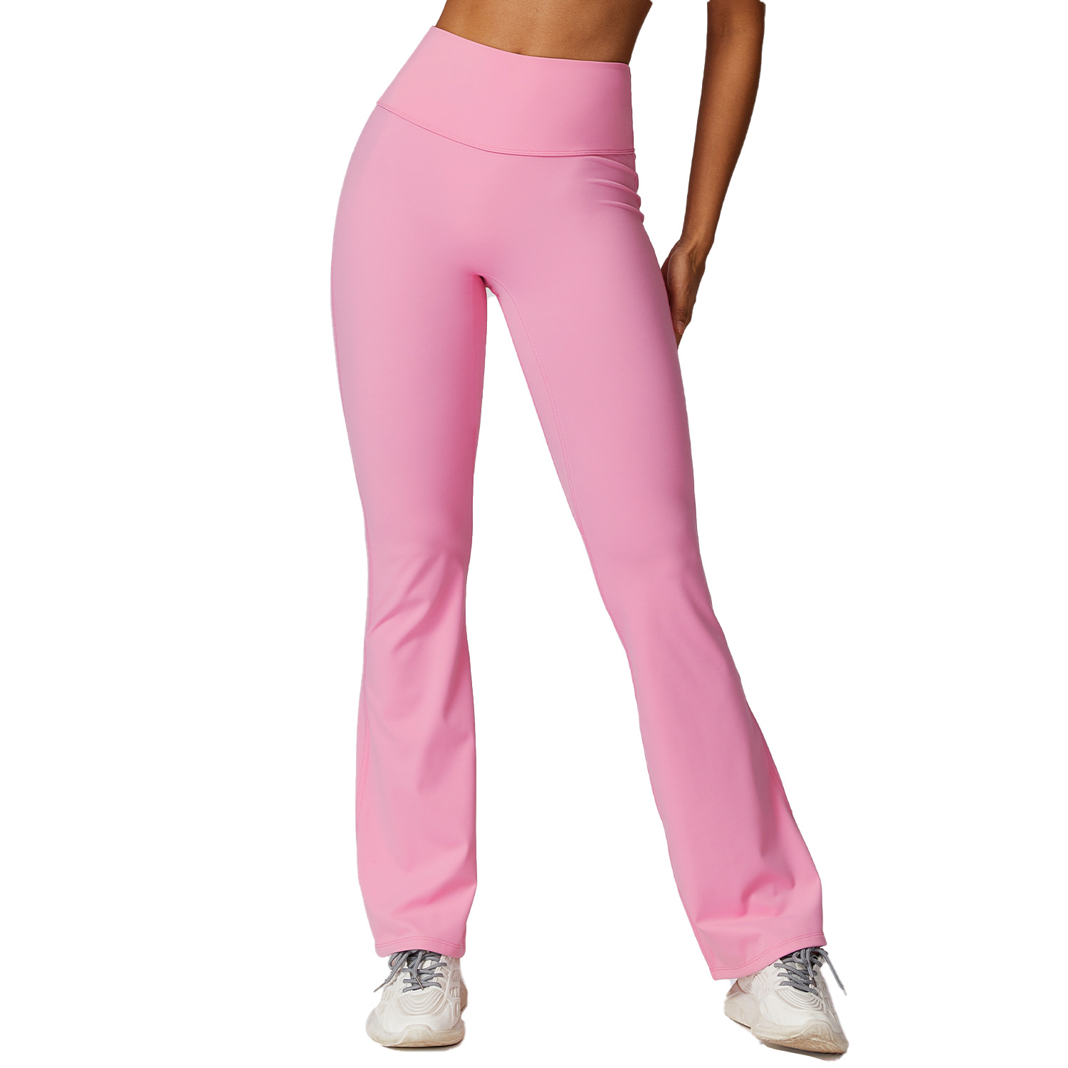 High Waist Butt Lift Workout Gym Flare Legging Pants Women Tight Fitness Sportswear Running Yoga Trousers