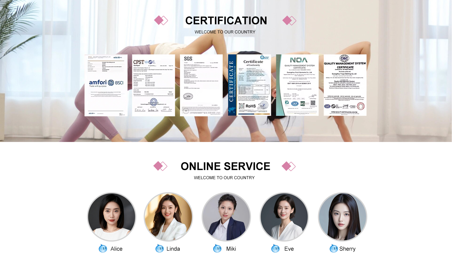 Certifications