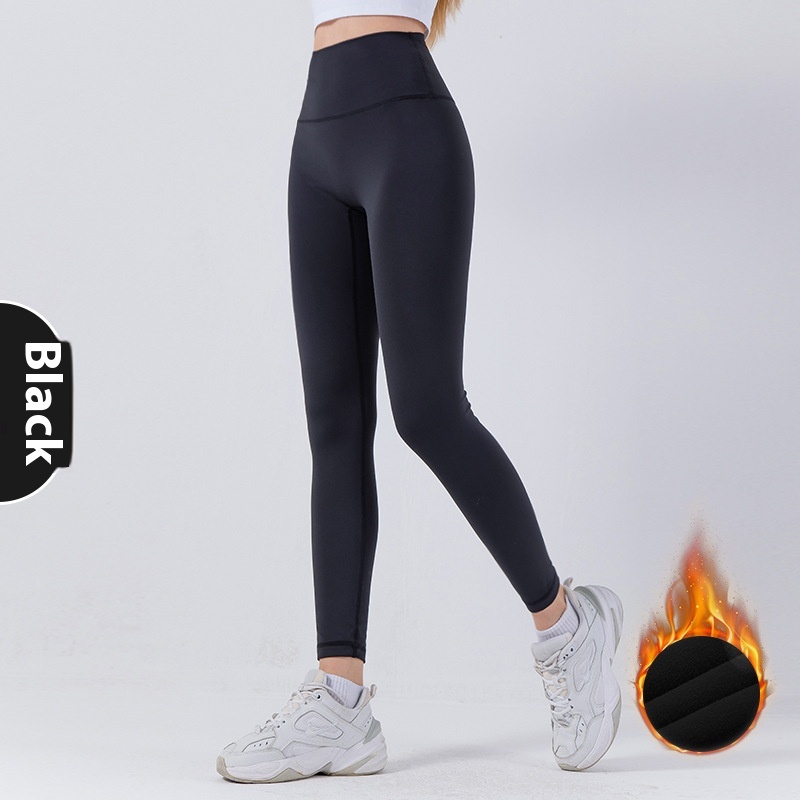 Butt Lifting Fleece Lined Winter Yoga Pants High Waisted Plus Size WomenThermal Booty Sculpting Yoga Leggings