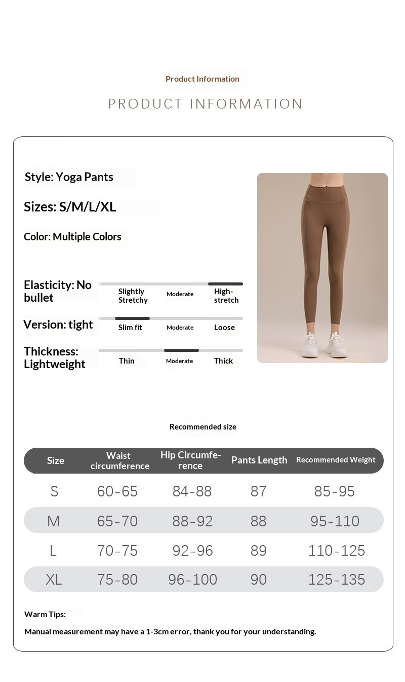 Yoga Pants Fit and Support