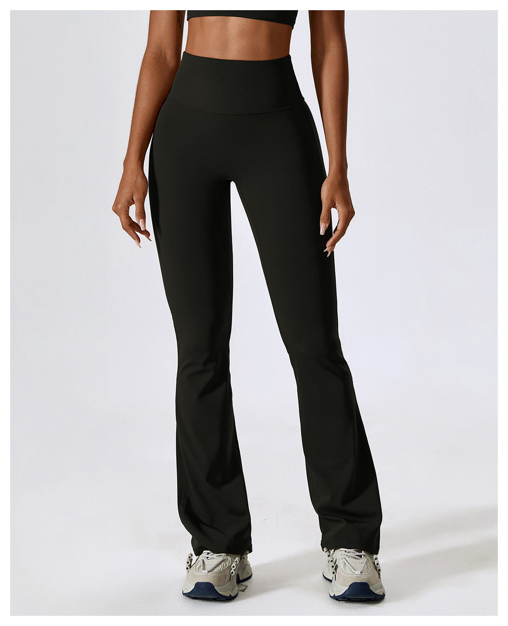 High Waist Butt Lift Workout Gym Flare Legging Pants