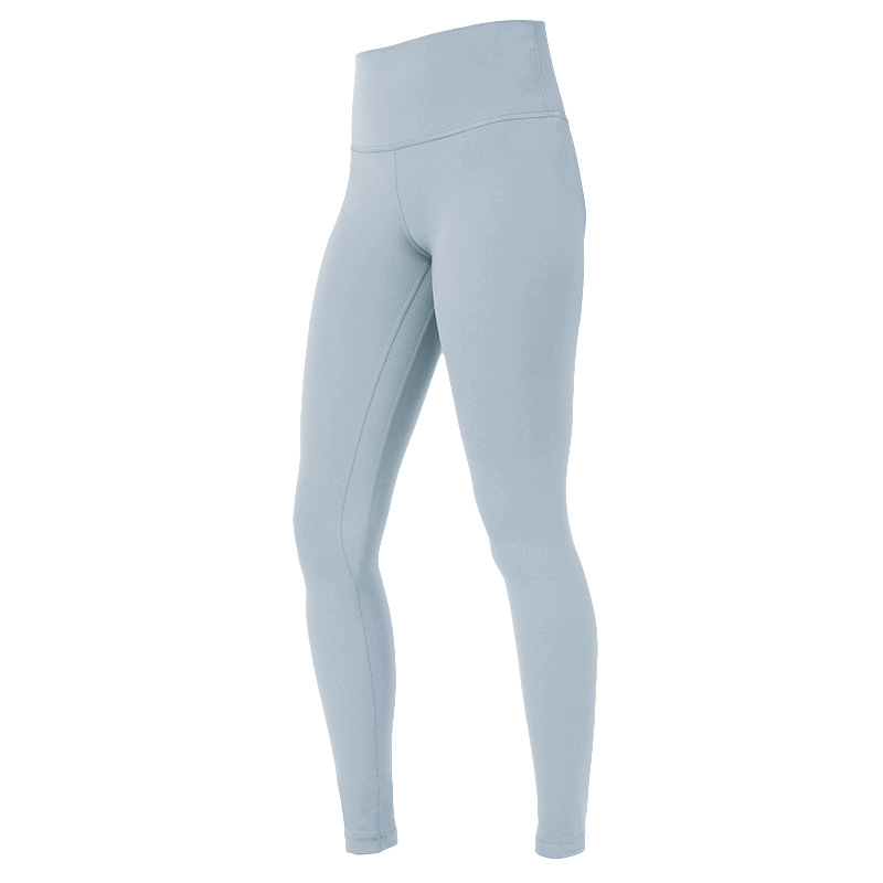 Warm Fleece-Lined Yoga Pants Autumn Winter Peach-Shaped Buttocks Thickened Women's Tummy Control Ruched Butt Elastic Waist