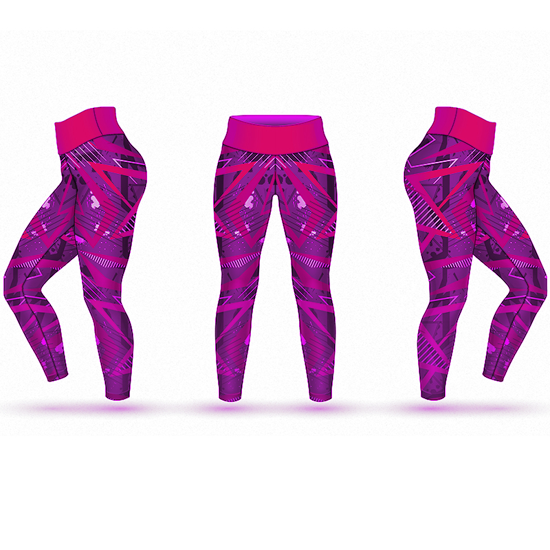 Wholesale Plus Size Eco-Friendly Breathable Lightweight Spandex Fashion Women Yoga Leggings High Waist Workout Gym Pants