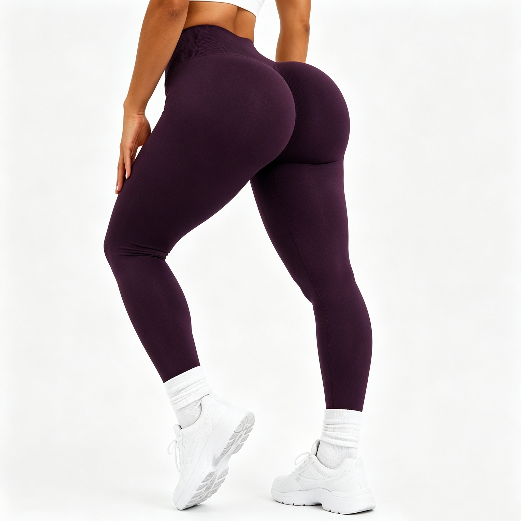 OEM Custom Logo Eco Friendly Yoga Pants Women Recycled Fabric High Waist Leggings Wholesale Activewear Supplier