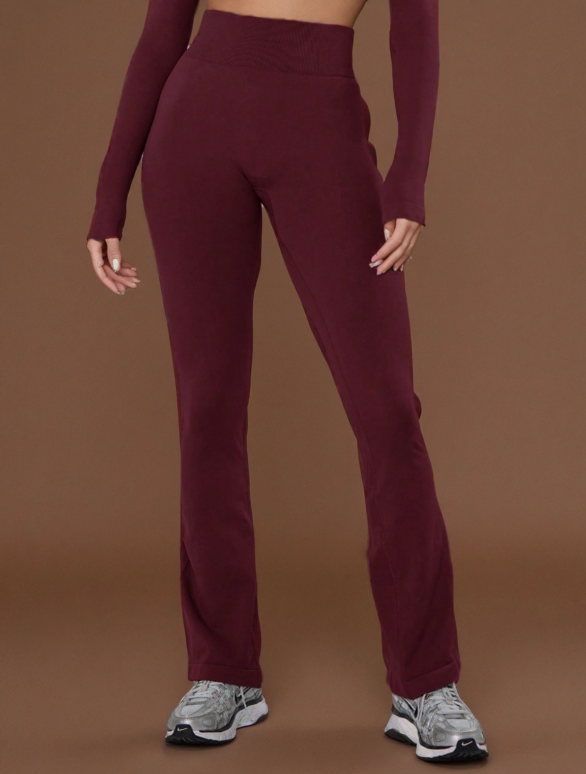 High Waist Flare Yoga Pants for Women