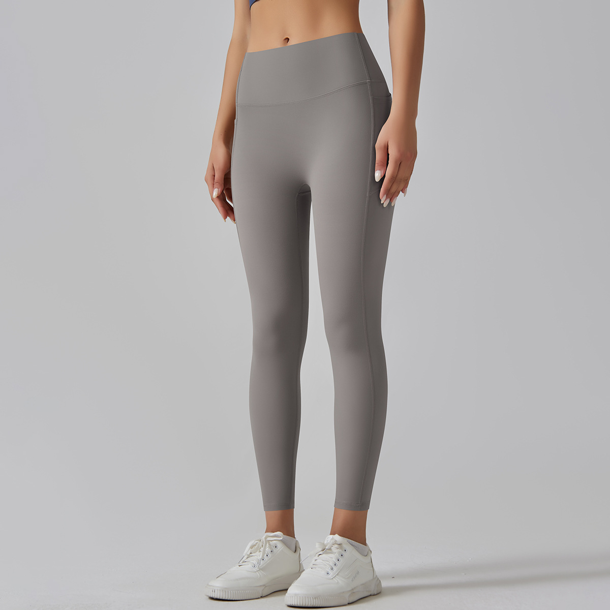 High Waist Solid Yoga Pants Women's Traceless Quick-drying Breathable