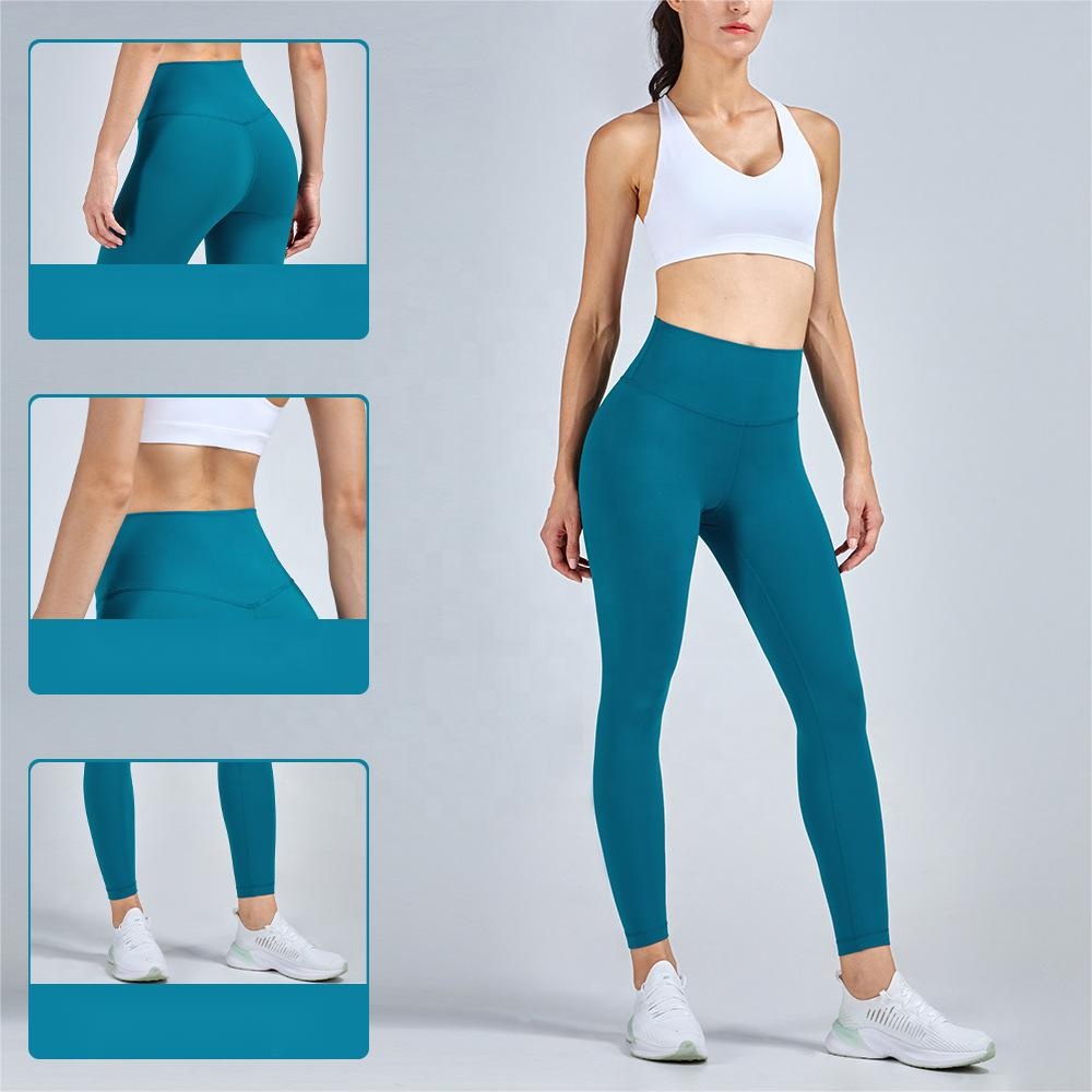 NULS-AIR Medium High Strength High Waist Waisted Tummy Control Push up Workout Gym Yoga Leggings Yoga Pants for Women