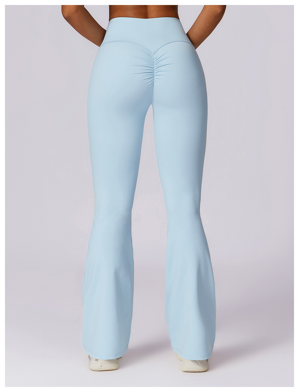 High Waist Butt Lift Workout Gym Flare Legging Pants