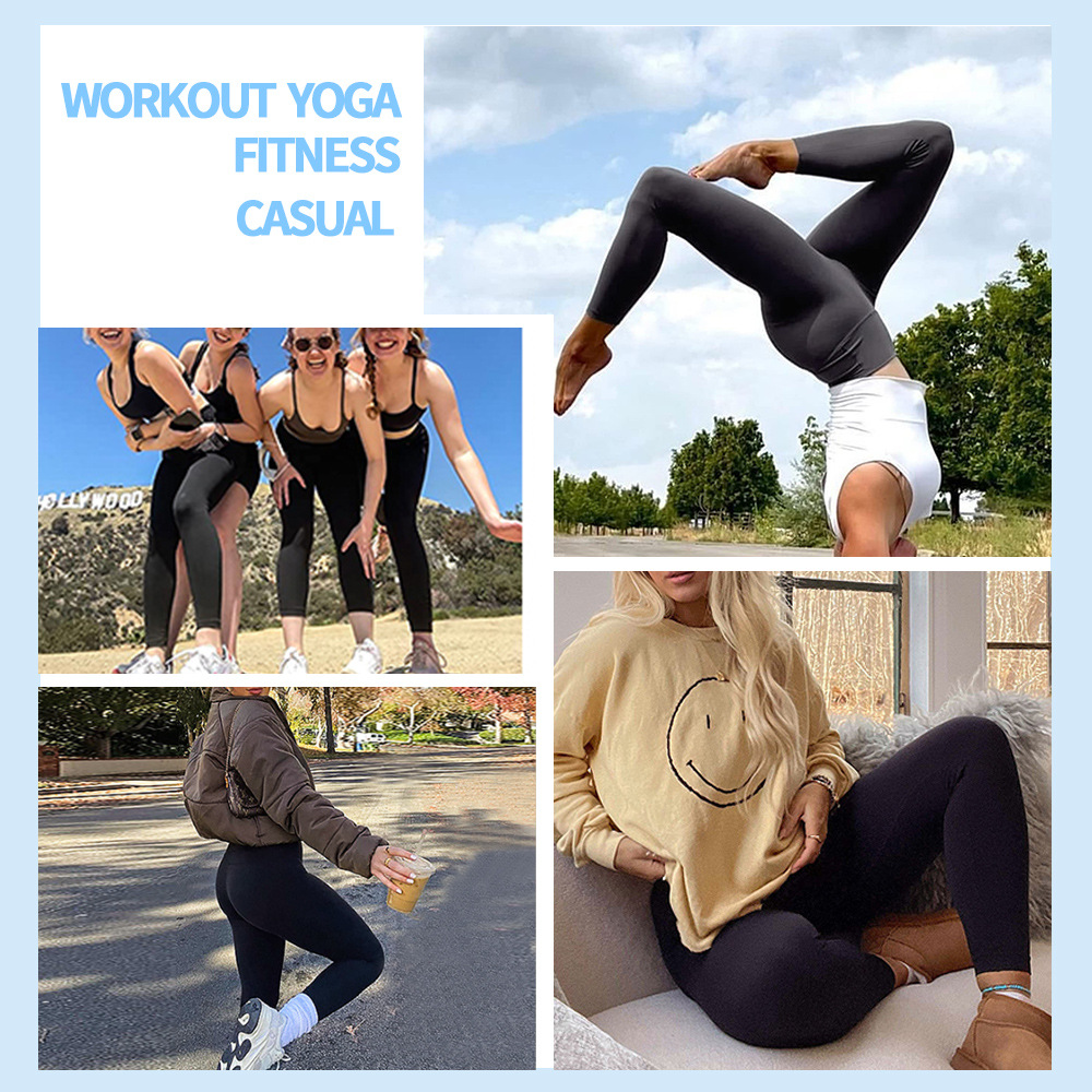 15 Color High Waist Yoga Leggings Abdominal Compression Nude Fitness Exercise Running Yoga Pants