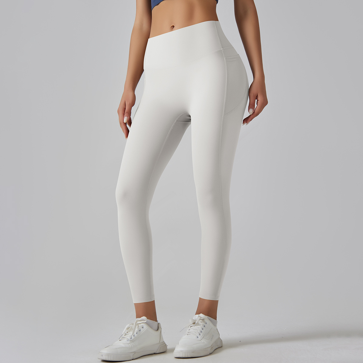 High Waist Solid Yoga Pants Women's Traceless Quick-drying Breathable