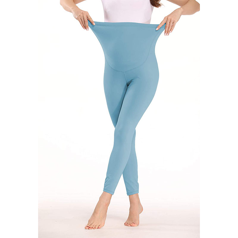 High Waisted Pregnant Yoga Pants Scrunch Booty Tight Butt Lifting Maternity Leggings Pants