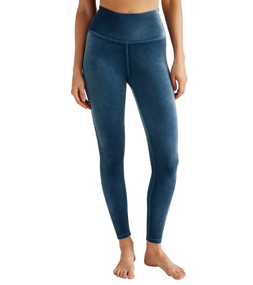 Women's Autumn Winter Yoga Set Seamless Breathable Eco-Friendly Knitted Comfort Mid Waist Leggings Logo Thermal Flexible