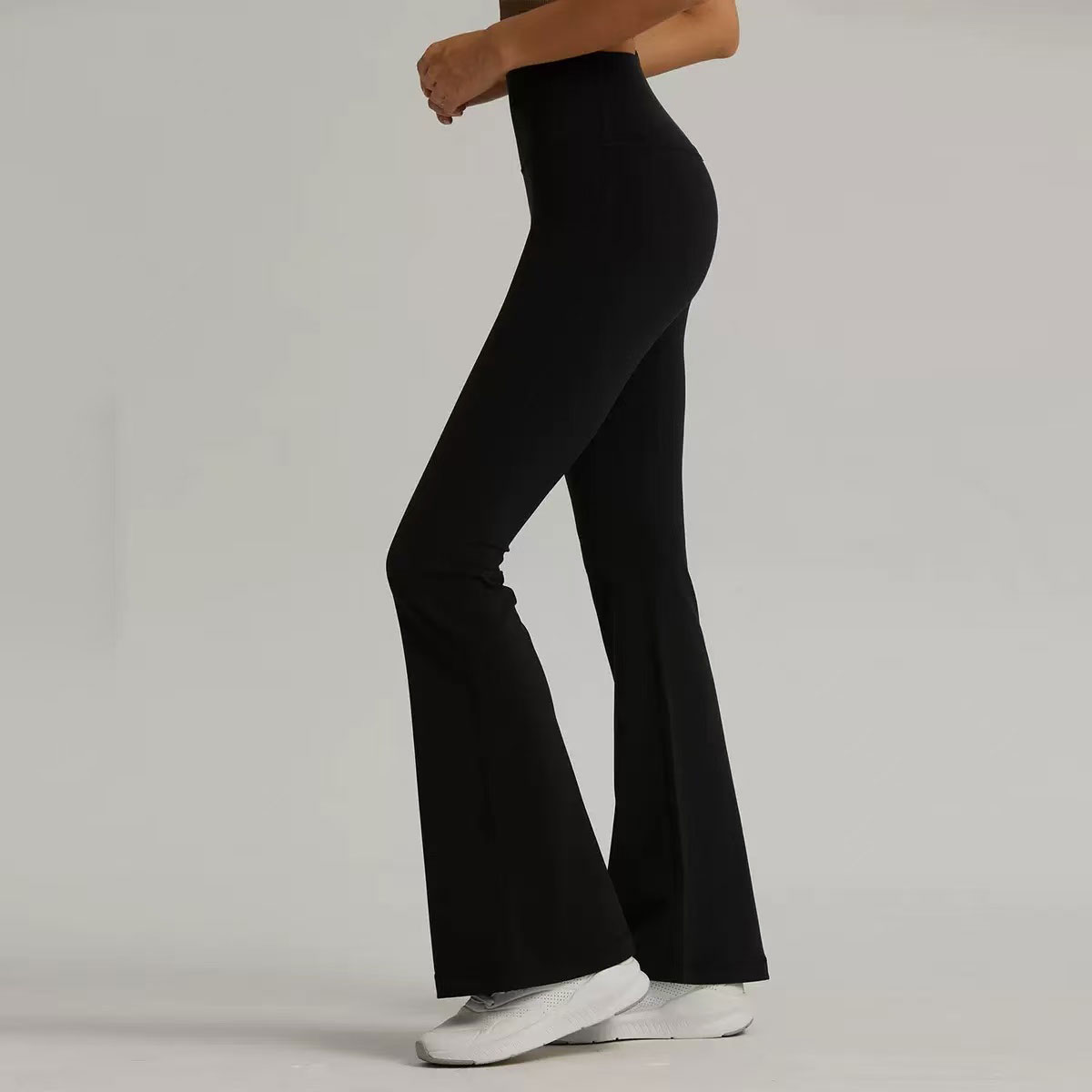 Bootcut Yoga Pants Women Flare Leggings High Waisted Slim Fit Elastic Waist Sweat-Wicking Tummy Control Spandex/Nylon Workout
