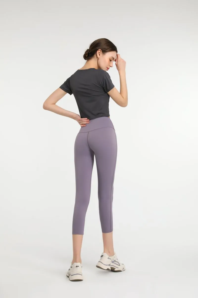 Ladies Athletic Stretch Tights Detail 6