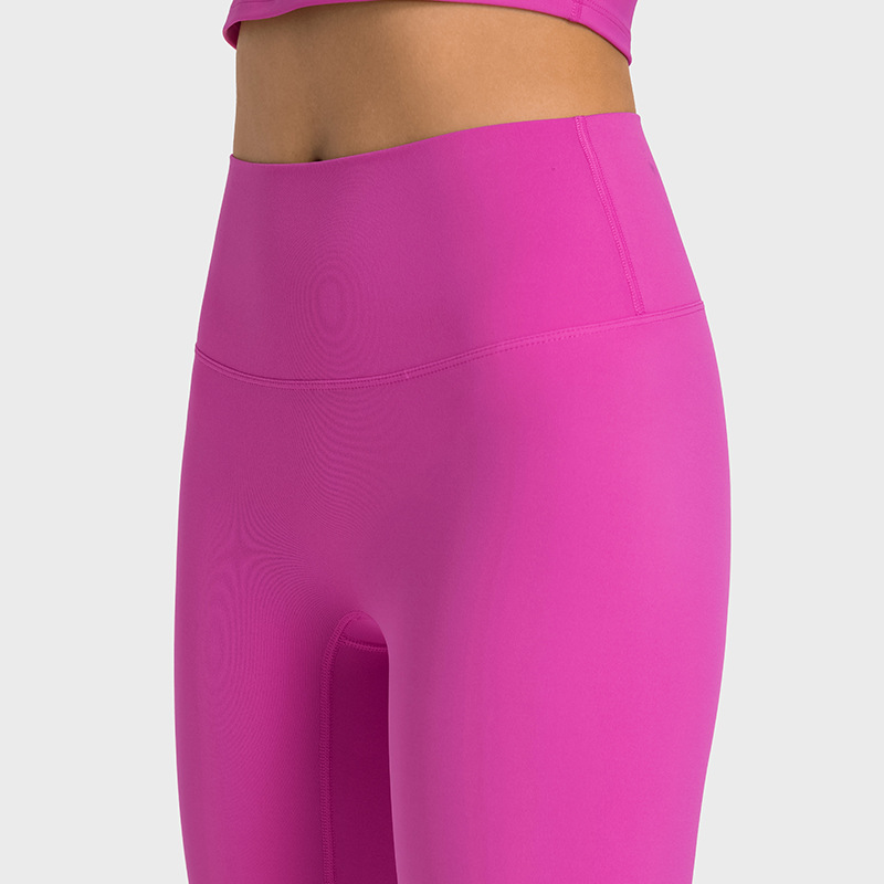 Women Leggine Sport High Waist Running Pants Nylon 66 Durable Yoga Exercise Tights Custom Logo Compression Leggings