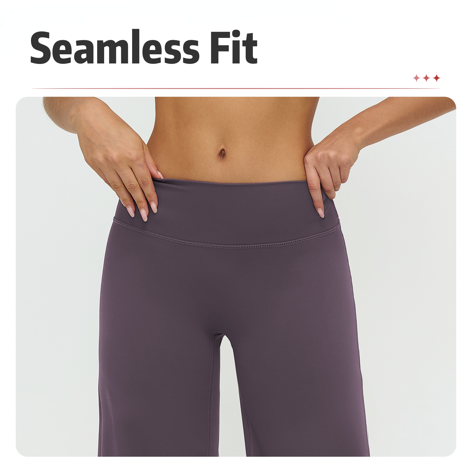Yoga Straight Pants Soft Fabric Mid Waist Leggings