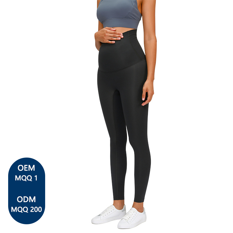 Custom Logo High Waist Pregnancy Mama Clothing Women Maternity Yoga Pants for Women Gym Suit Sports Pants Yoga Legging